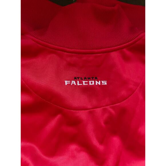 NFL MSX Team Apparel Atlanta Falcons Women's Red Zip Up Jacket Size XL NWT - Picture 8 of 8